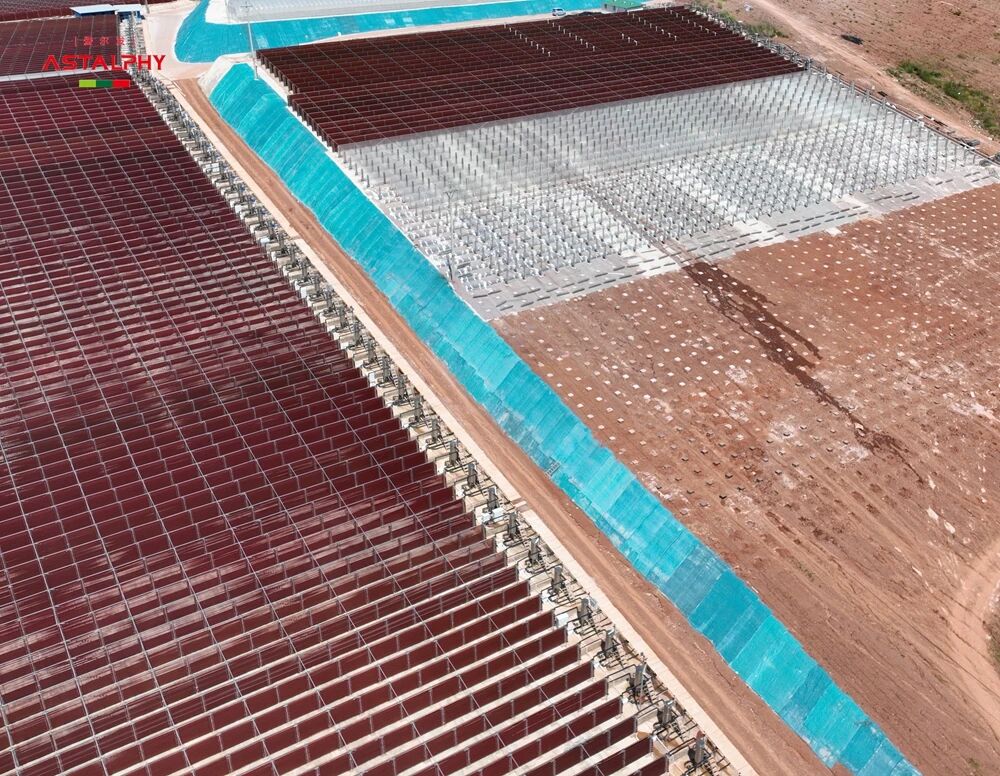 俯瞰 | 爱尔发楚雄雨生红球藻养殖基地扩建工程